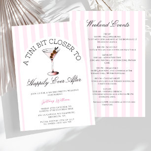 Tini Bit Closer To Happily Ever After Bachelorette Invitation