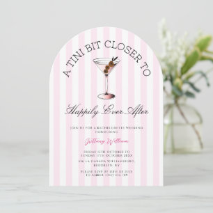 Tini Bit Closer To Happily Ever After Bachelorette Invitation