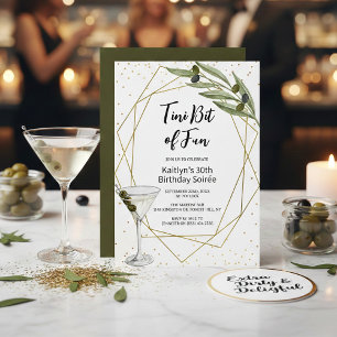 Tini Bit Of Fun Martini Soirée Invitation