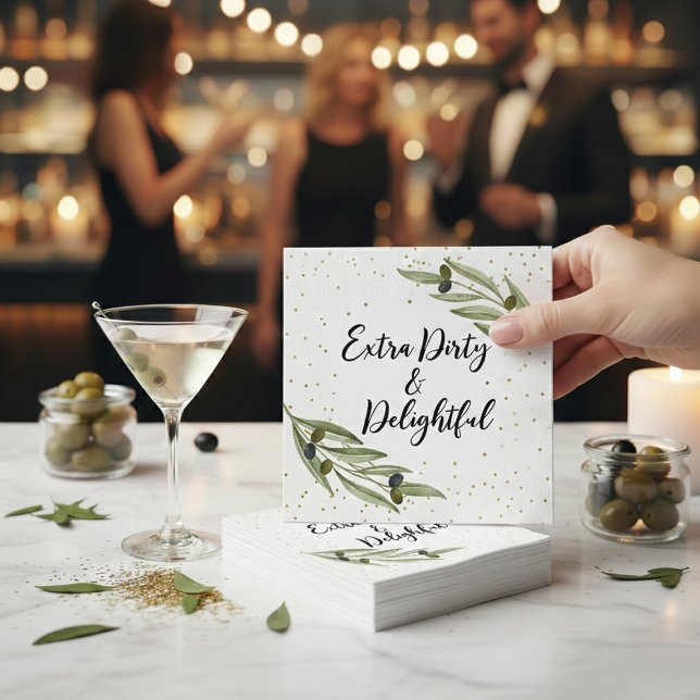 Tini Bit Of Fun Martini Soirée Napkins (Creator Uploaded)