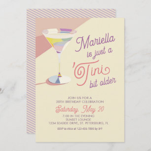 Tini Bit Older Birthday Invitation
