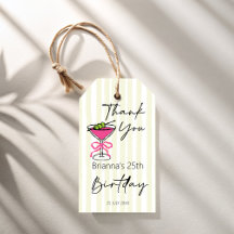 Tini bit older handrawn retro birthday favor