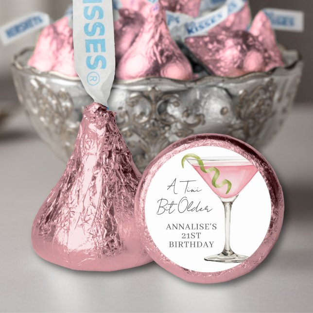 Tini Bit Older Martini Birthday Hershey®'s Kisses® (Tini Bit Older Martini Birthday Hershey®'s Kisses® )