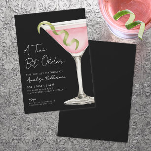 Tini Bit Older Martini Birthday Party Invitation
