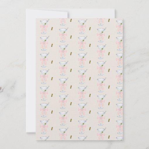 Tini Bit Older Martini Themed Birthday Invitation Zazzle