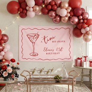 Tini Bit Older Personalized Birthday Party Banner