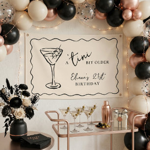 Tini Bit Older Personalized Birthday Party Banner