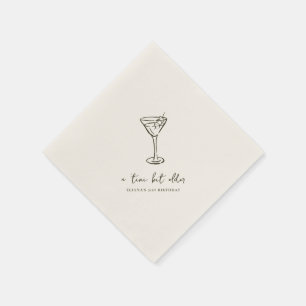 Tini Bit Older Personalized Birthday Party Napkins