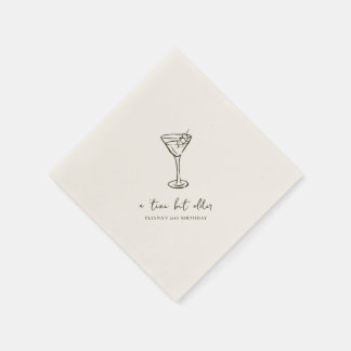 Tini Bit Older Personalized Birthday Party Napkins