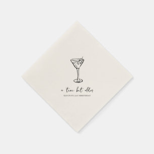 Tini Bit Older Personalized Birthday Party Napkins