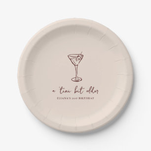 Tini Bit Older Personalized Birthday Party Paper Plates