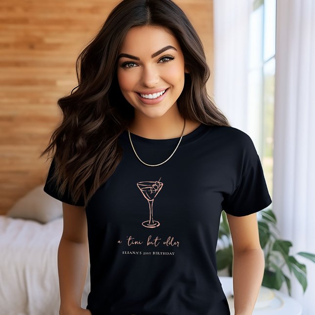 Tini Bit Older Personalized Birthday T-Shirt (Creator Uploaded)