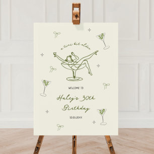 Tini Bit Older Quirky Hand Drawn Birthday Welcome Foam Board