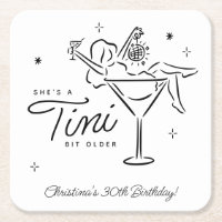 Tini Bit Older Whimsical Martini Birthday