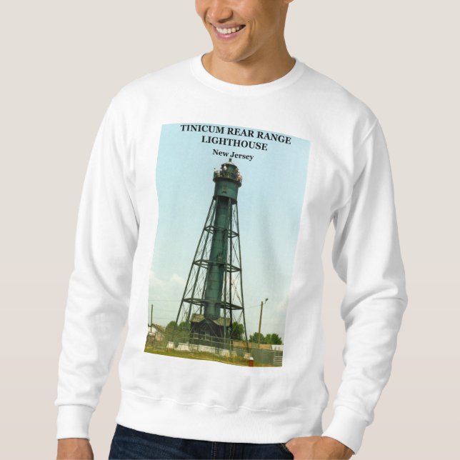 Tinicum Rear Range Lighthouse, New Jersey Sweatshirt (Front)
