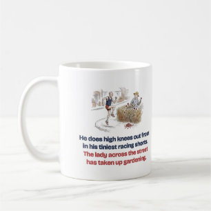 Tiniest Racing Shorts Funny Runner Husband Coffee Mug