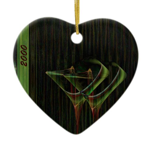 Tinis for Two Faery Martini Art Ceramic Ornament