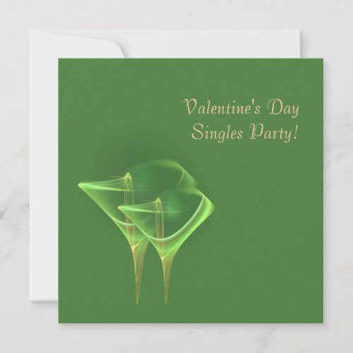 Tinis for Two Faery Martini Art Holiday Card