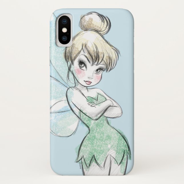 Tinker Bell | Arms Crossed Pastel Case-Mate iPhone Case (Back)