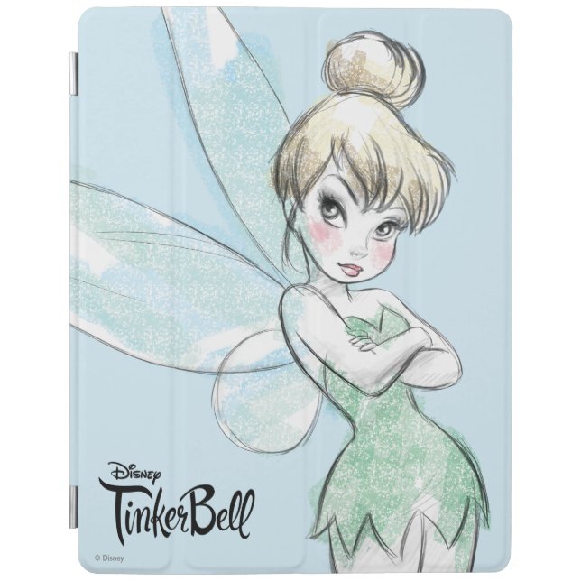 Tinker Bell | Arms Crossed Pastel iPad Smart Cover (Front)