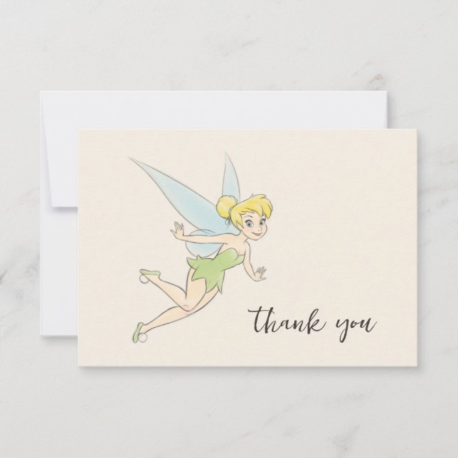 Tinker Bell Baby Shower - Thank You (Front)