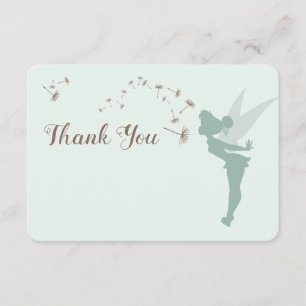 Tinker Bell Baby Shower - Thank You Invitation