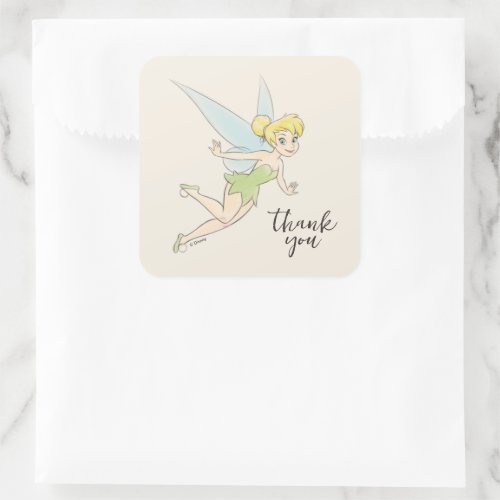 Tinker Bell Baby Shower _ Thank You Square Sticker