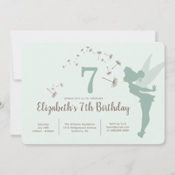Tinker Bell  Birthday Invitation by tinkerbell at Zazzle