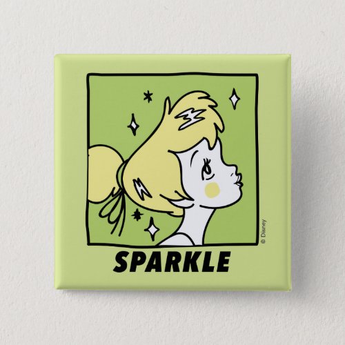 Tinker Bell  Cute Comics Button