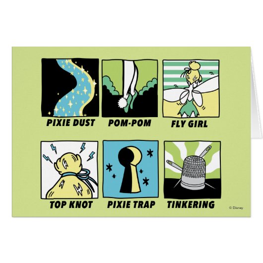 Tinker Bell | Cute Comics Cards (Front Horizontal)