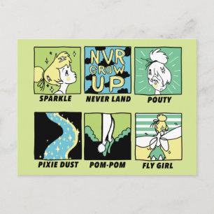 Tinker Bell Cute Comics Postcard