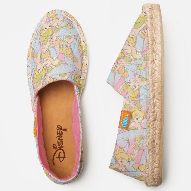 Tinker Bell Drawings Pattern Espadrilles (Side)