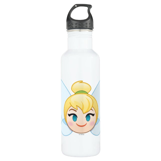 Tinker Bell Emoji Stainless Steel Water Bottle (Front)