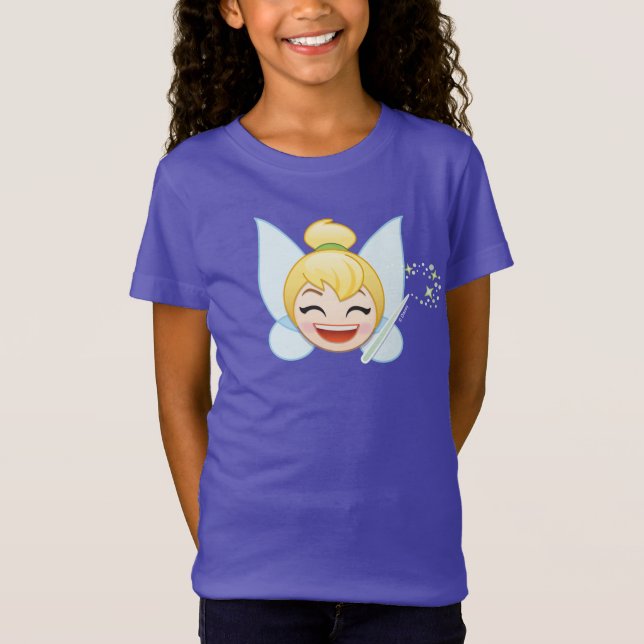 Tinker Bell Emoji | Tinker Bell with wand T-Shirt (Front)