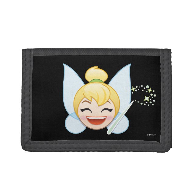 Tinker Bell Emoji | Tinker Bell with wand Trifold Wallet (Front)