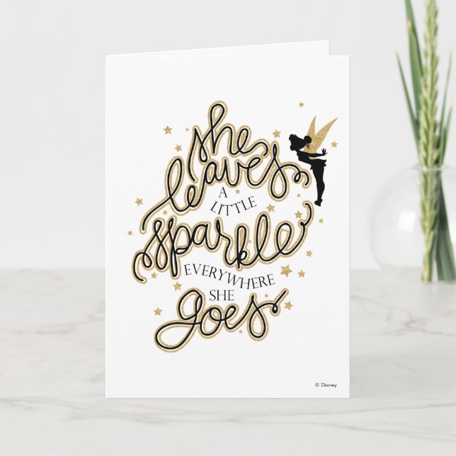 Tinker Bell | Festive Christmas Holiday Card (Front)