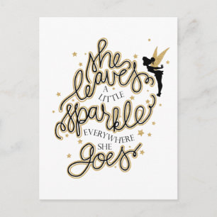 Tinker Bell Festive Christmas Holiday Postcard