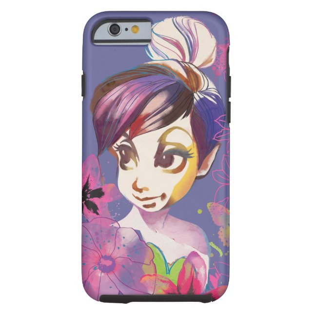 Tinker Bell Flowers Case-Mate iPhone Case (Back)