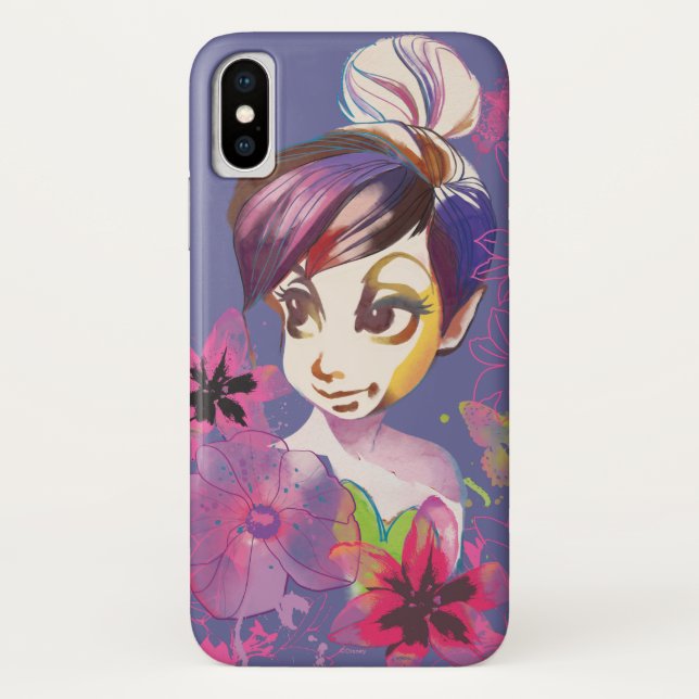 Tinker Bell Flowers Case-Mate iPhone Case (Back)