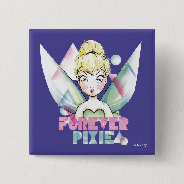 Tinker Bell Forever Pixie Button (Front)