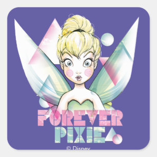 Tinker Bell Forever Pixie Square Sticker