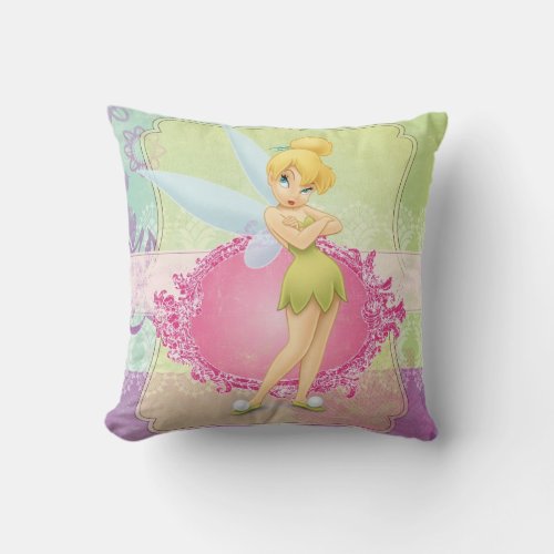 Tinker Bell Frame Throw Pillow