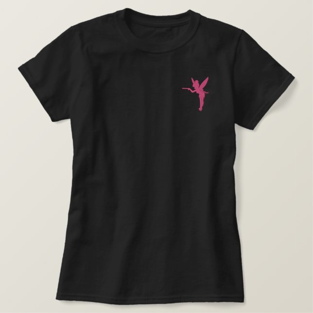 Tinker Bell - Hot Pink Embroidered Shirt (Design Front)