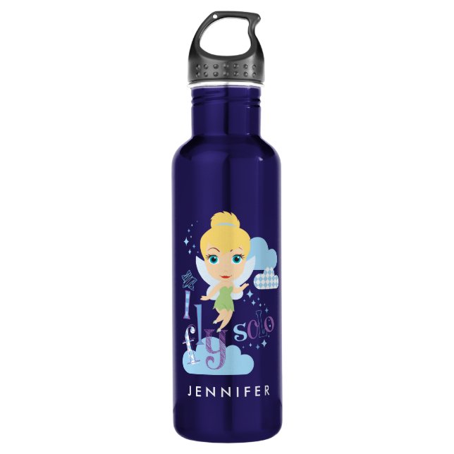 Tinker Bell | I Fly Solo Stainless Steel Water Bottle (Front)