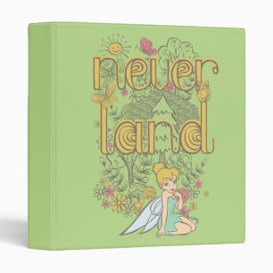 Tinker Bell in Neverland Forest 3 Ring Binder