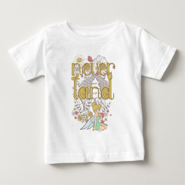 Tinker Bell in Neverland Forest Baby T-Shirt (Front)