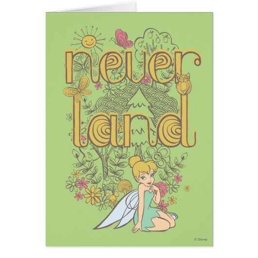 Tinker Bell in Neverland Forest Cards (Front)