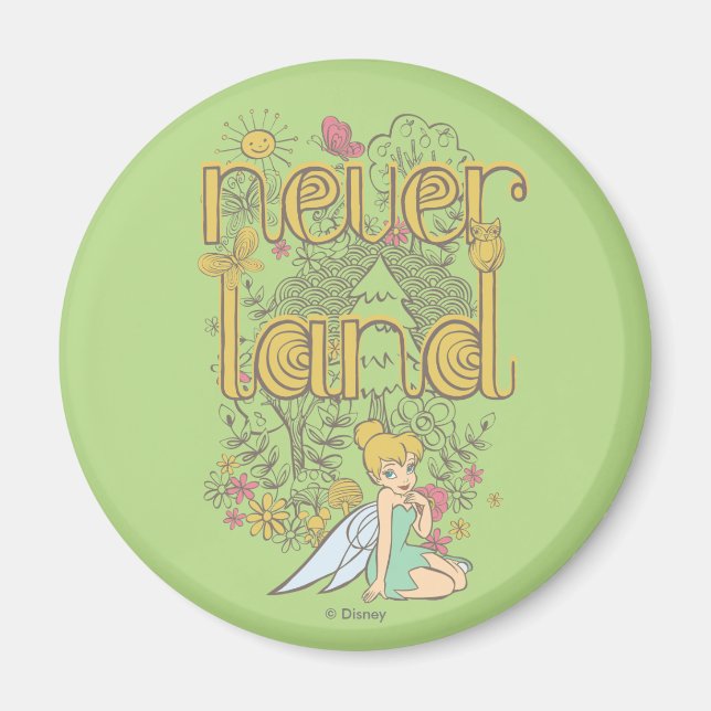 Tinker Bell in Neverland Forest Magnet (Front)