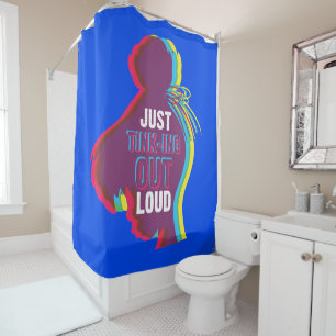 Tinker Bell - Just Tink-ing Out Loud Shower Curtain