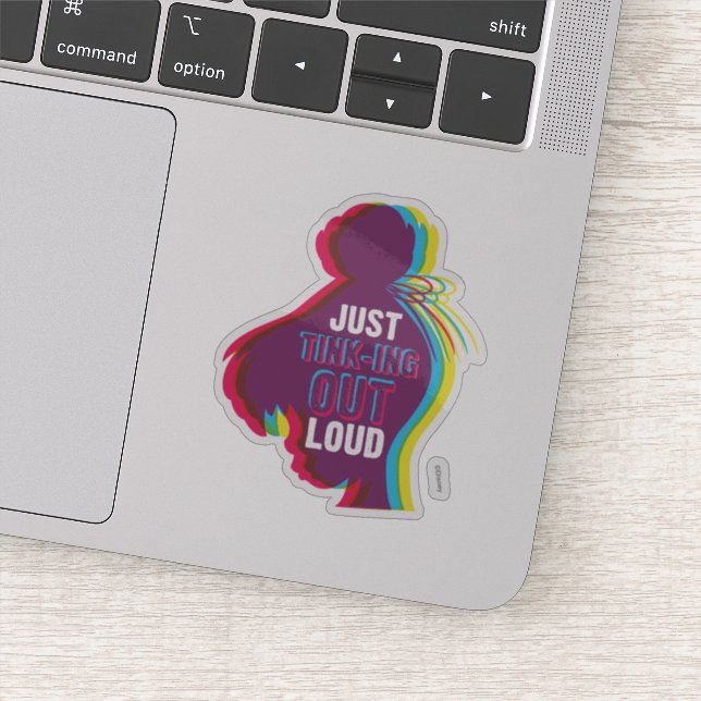 Tinker Bell - Just Tink-ing Out Loud Sticker (Detail)